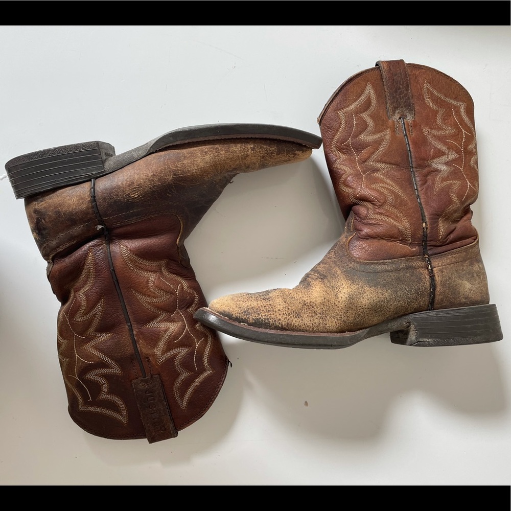 Justin leather Cowboy Boots